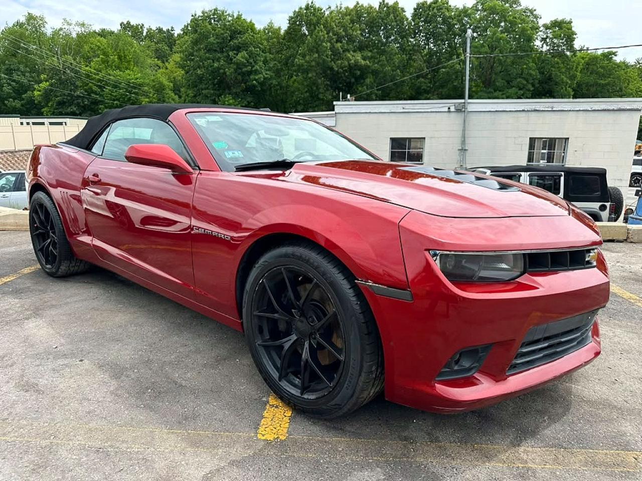 2014 Chevrolet Camaro 2ss Red vin: 2G1FK3DJ2E9212882