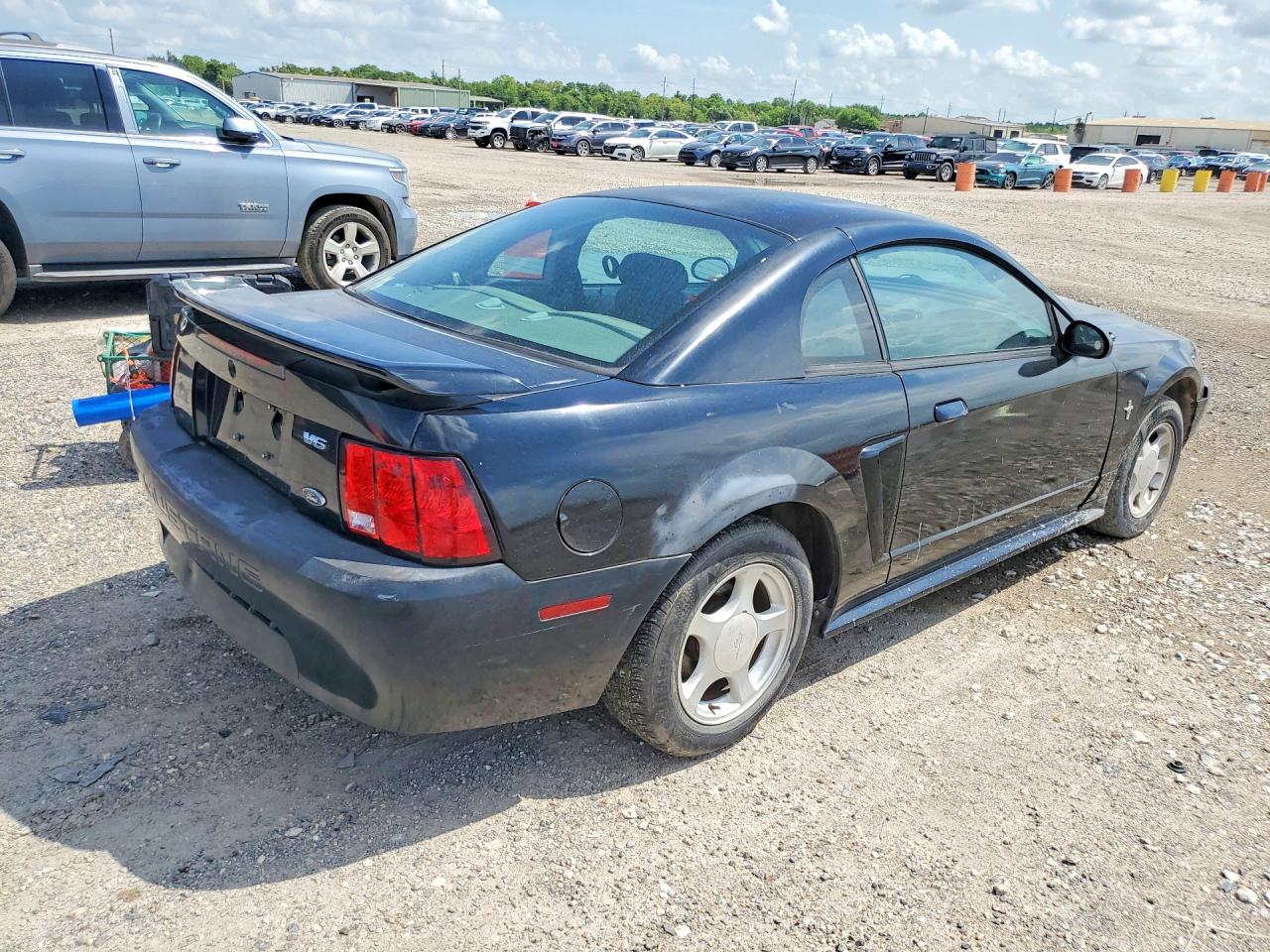 2003 Ford Mustang Black vin: 1FAFP40433F393712