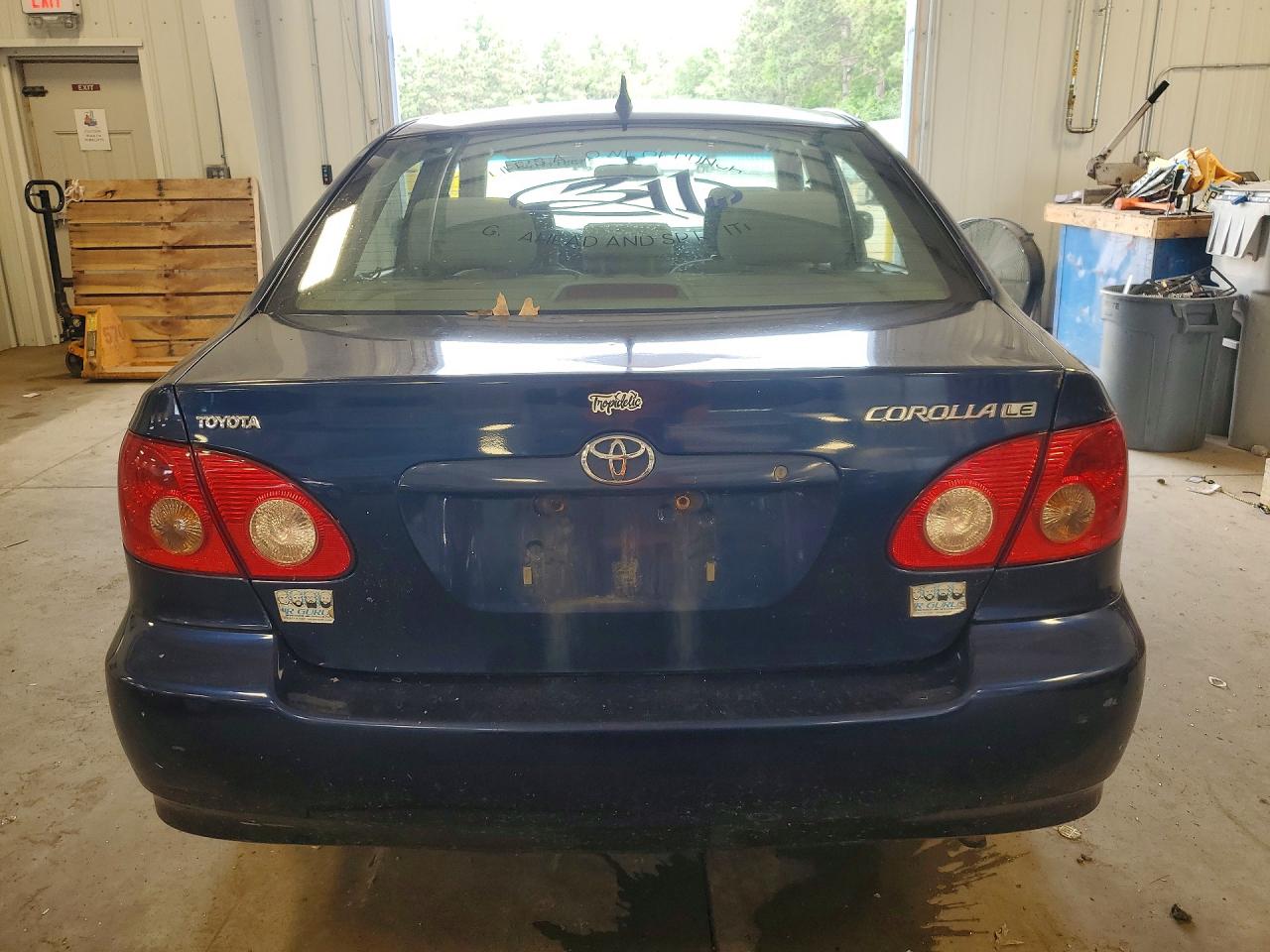 2008 Toyota Corolla Le Blue vin: 1NXBR30E68Z978109