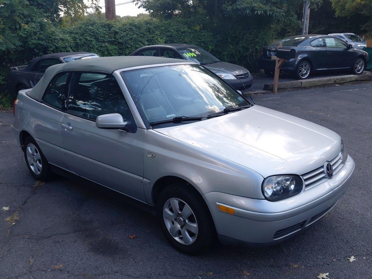 2002 Volkswagen Cabrio Glx Silver vin: 3VWDC21V82M807376