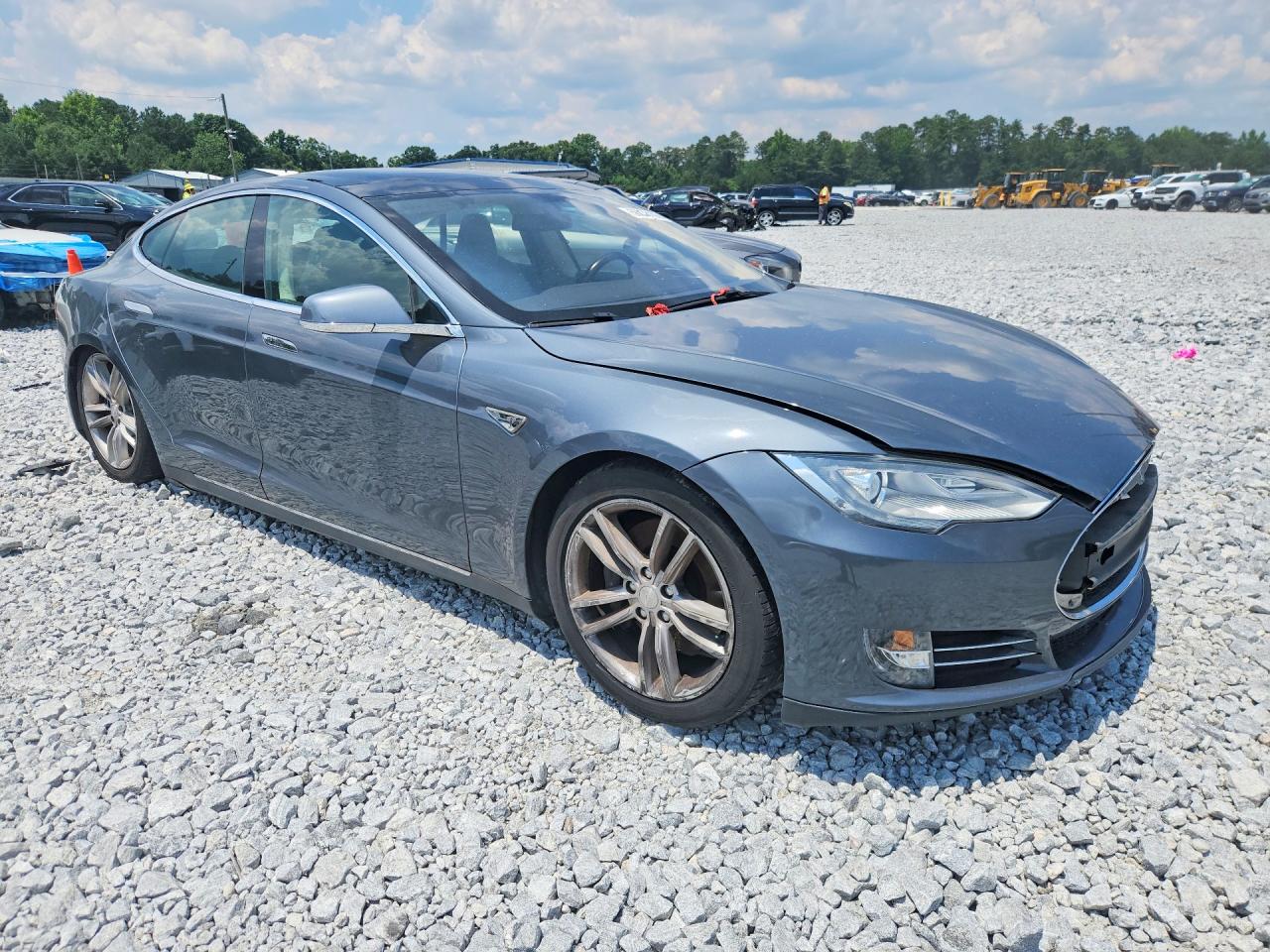 2013 Tesla Model S Gray vin: 5YJSA1CN2DFP05375