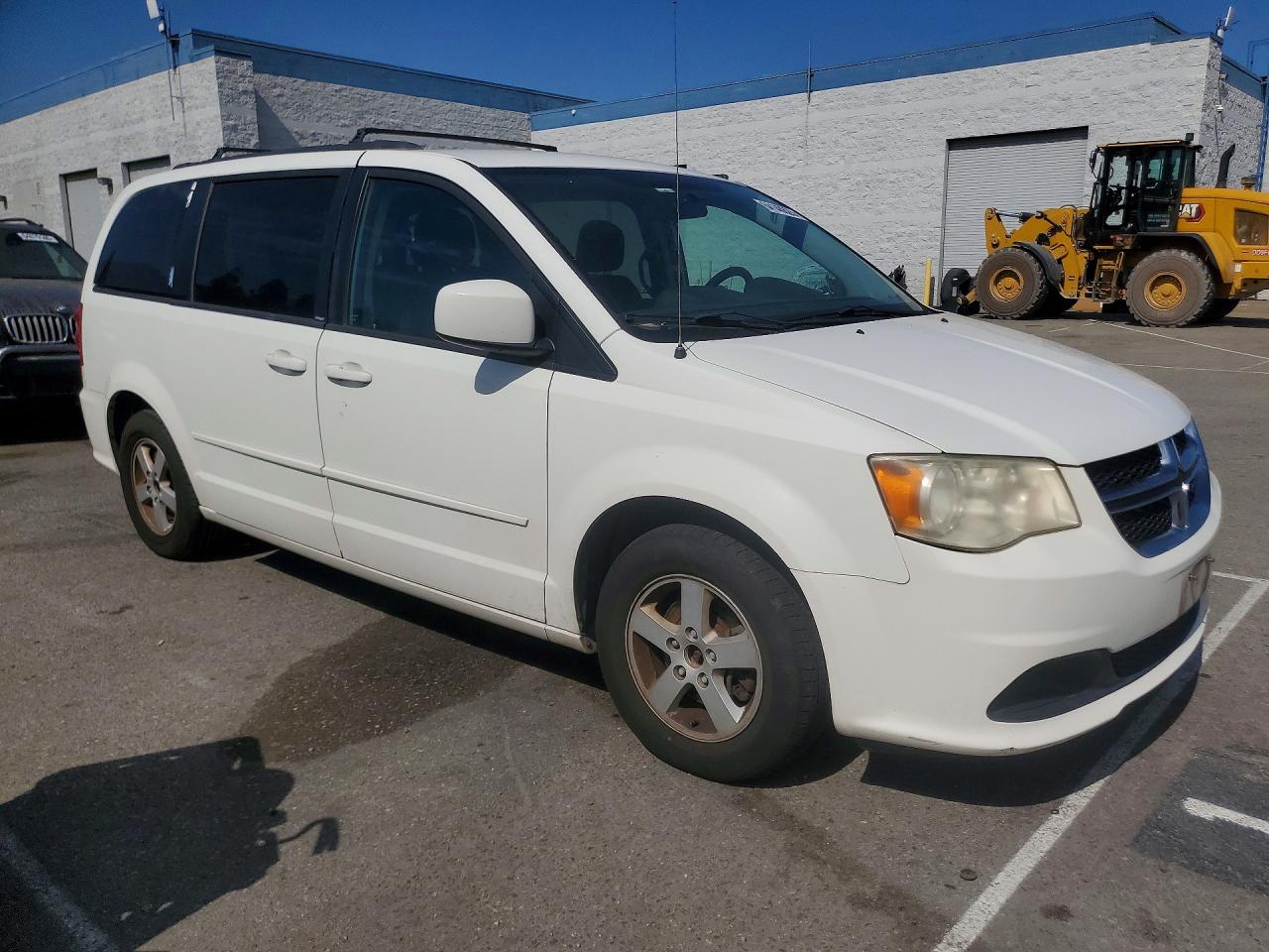 2012 Dodge Grand Caravan Sxt White vin: 2C4RDGCGXCR198724