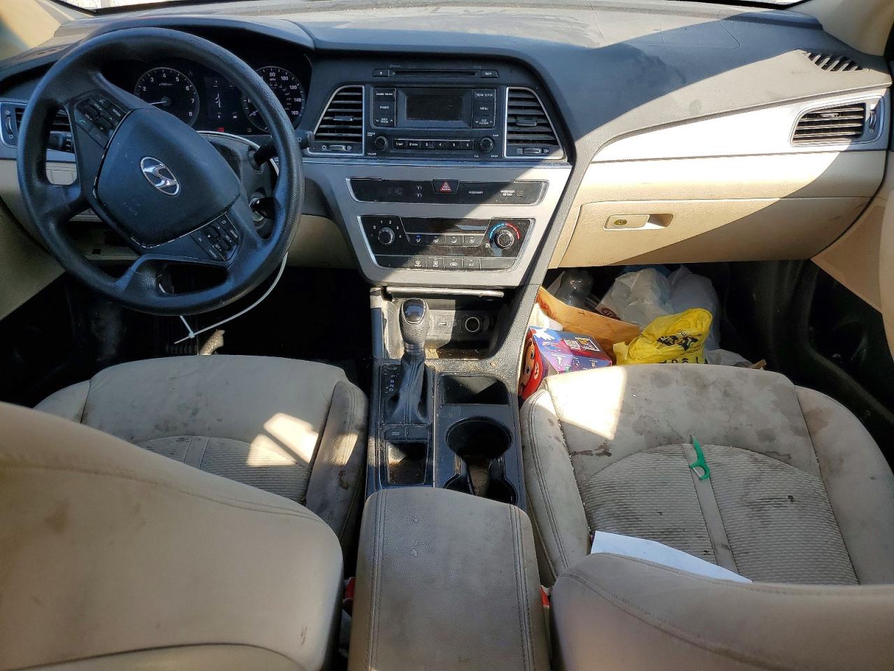2015 Hyundai Sonata Se Коричневый vin: 5NPE24AF0FH067395