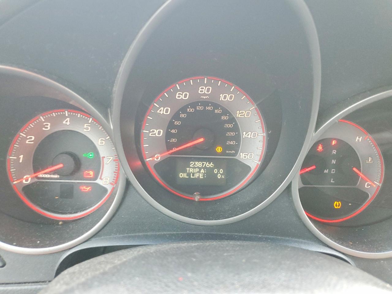 2008 Acura Tl Type S Белый vin: 19UUA76588A003309