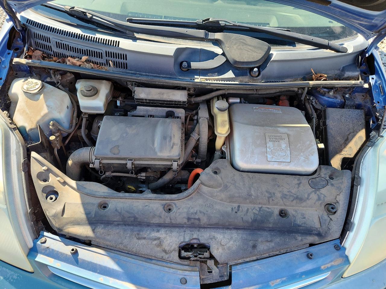 2007 Toyota Prius Base Blue vin: JTDKB20U877624759