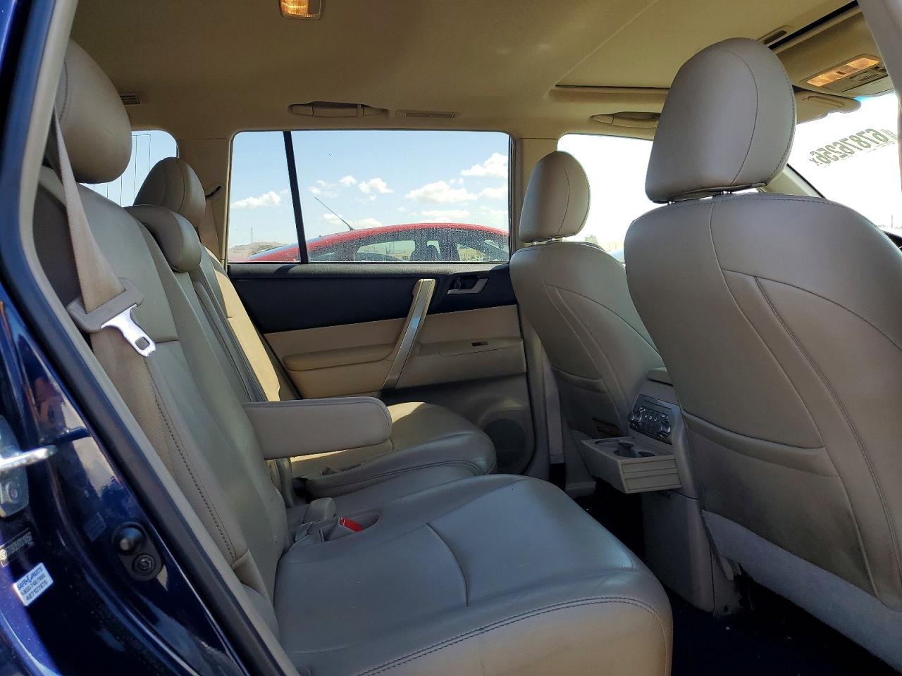 2013 Toyota Highlander Se Blue vin: 5TDZK3EH7DS100567
