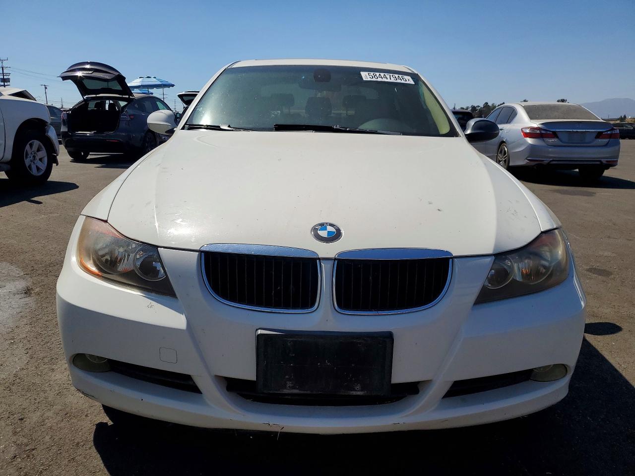 2006 Bmw 325 I White vin: WBAVB13526KX33514