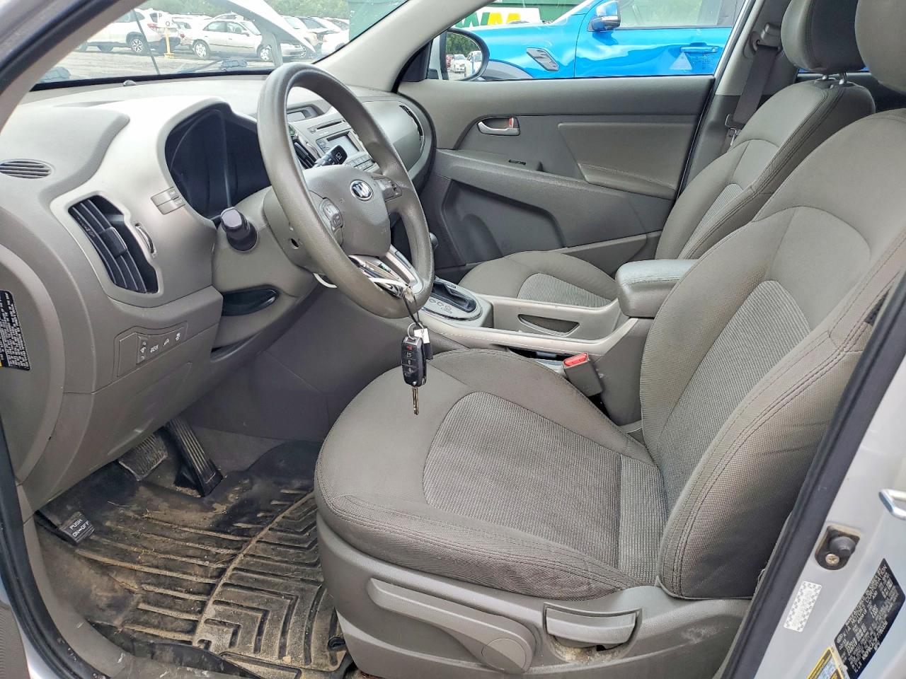 2015 Kia Sportage Lx Silver vin: KNDPBCAC9F7780356