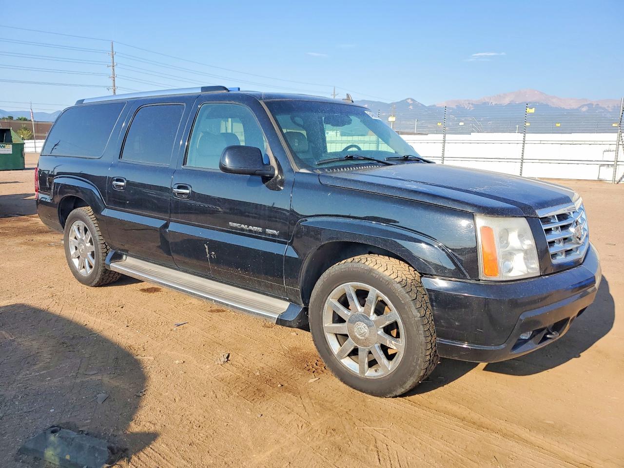 2006 Cadillac Escalade Esv Black vin: 3GYFK66N86G103398