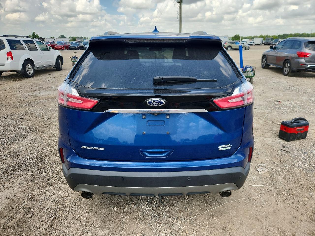 2020 Ford Edge Sel Blue vin: 2FMPK3J98LBA10796