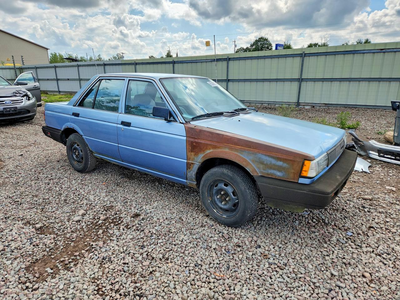 1988 Nissan Sentra E Blue vin: JN1PB21S7JU547980