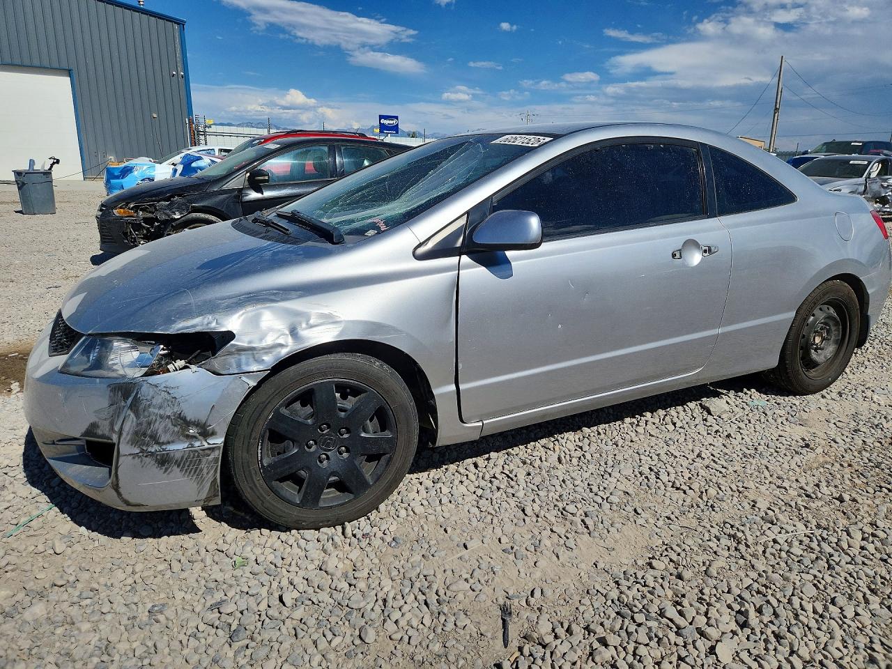 2009 Honda Civic Lx Silver vin: 2HGFG12609H517127