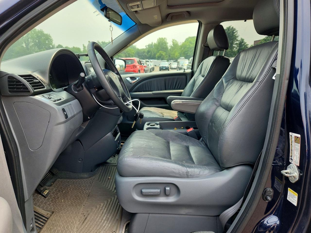 2007 Honda Odyssey Exl Blue vin: 5FNRL38767B057655