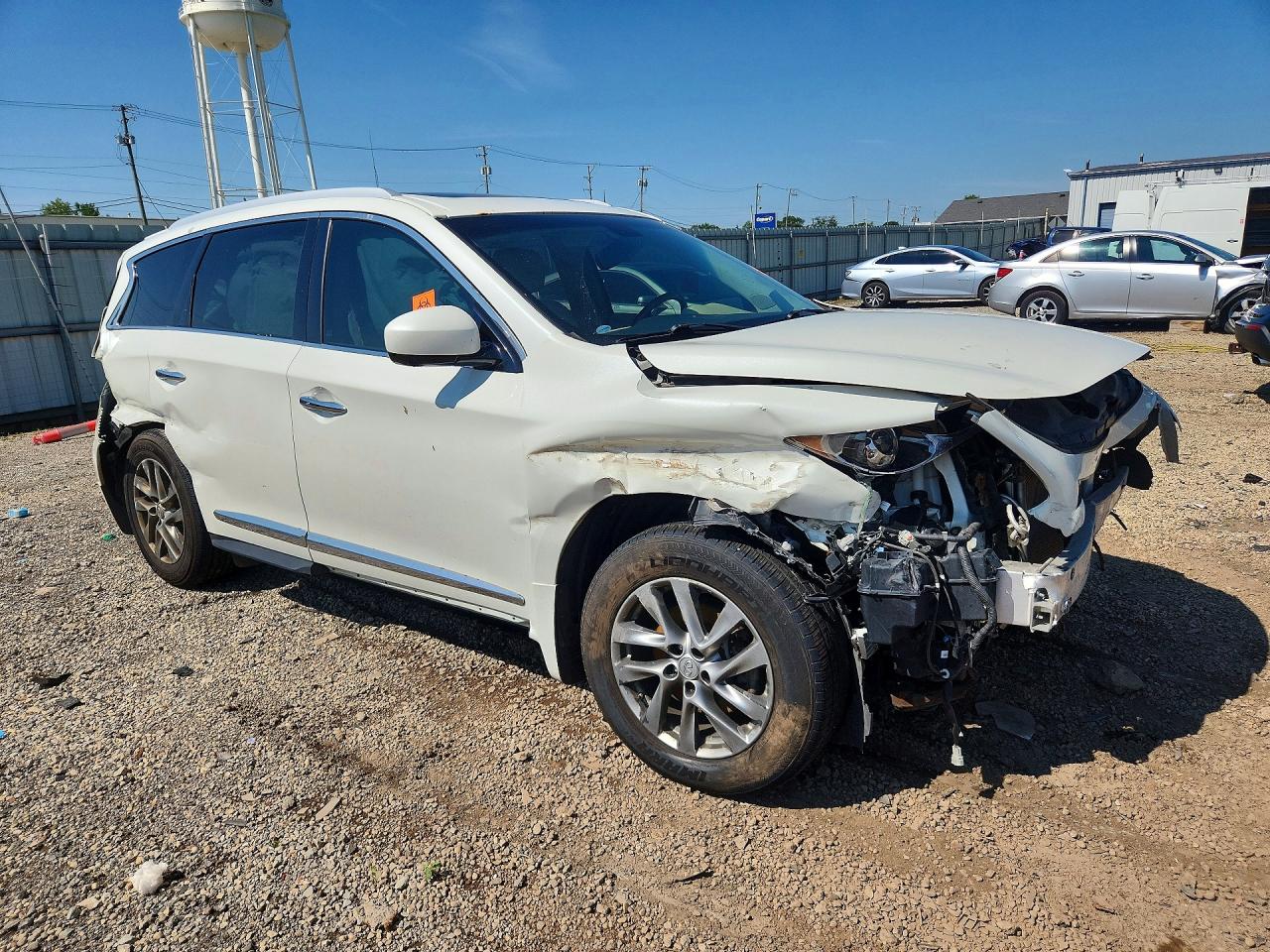 2015 Infiniti Qx60 Base White vin: 5N1AL0MM7FC519218