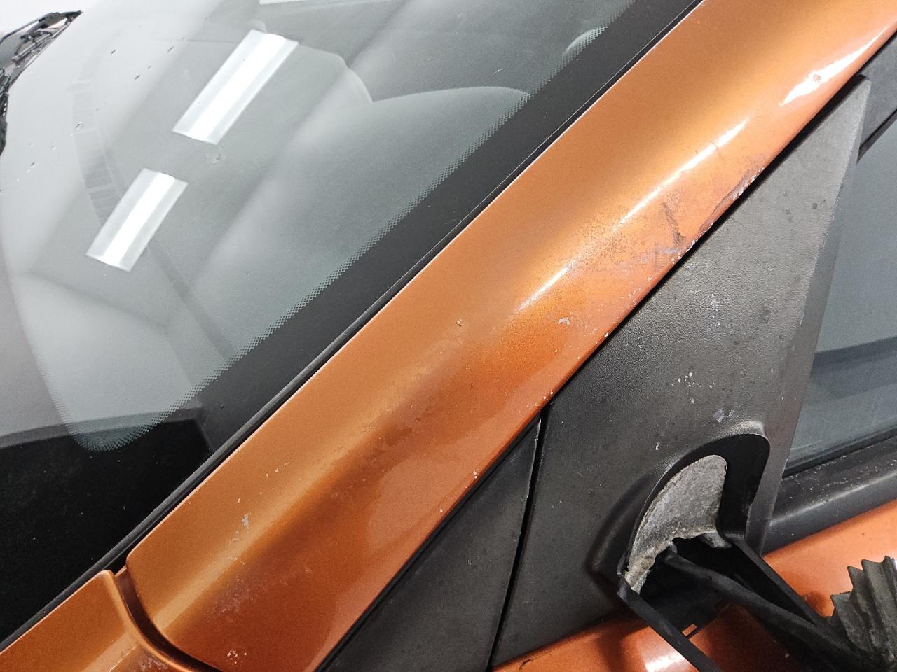 2009 Kia Rio5 Lx Orange vin: KNADE243896567101 Damage: Left Drip Rail, Dent(S) W/ Paint Dmg, 1 To 2 Inches