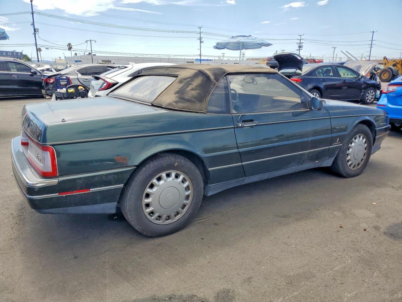 1993 Cadillac Allante Green vin: 1G6VS3398PU129105