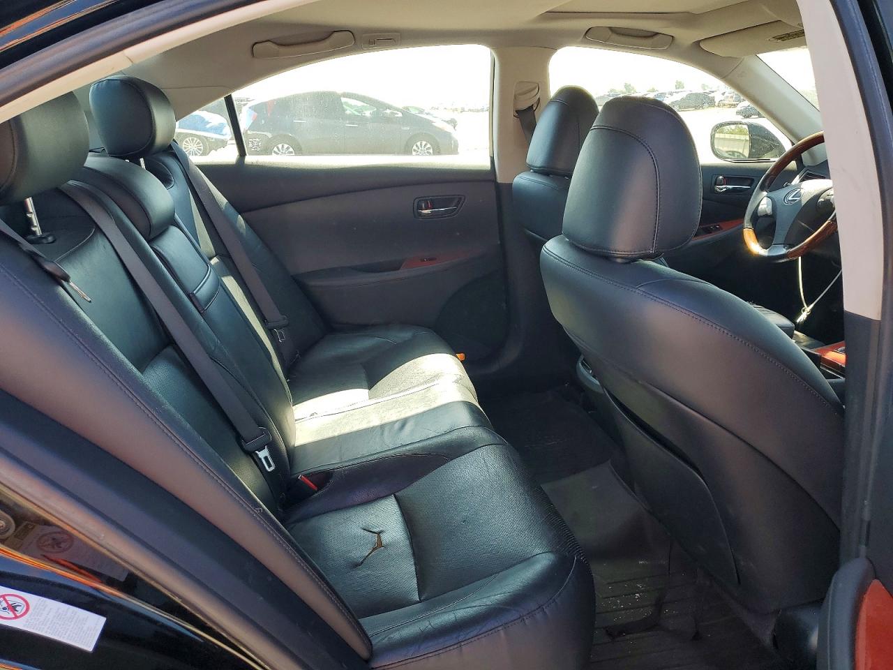 2008 Lexus Es 350 Black vin: JTHBJ46GX82195248