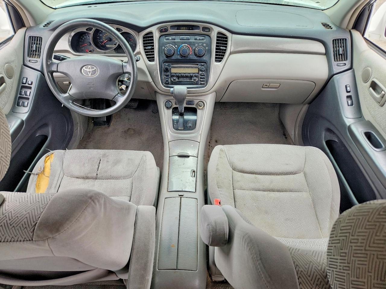 2003 Toyota Highlander Base White vin: JTEGD21A830066091