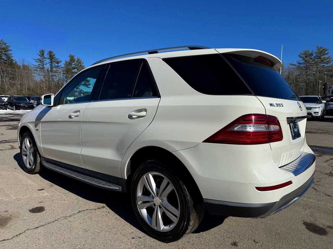 2012 Mercedes-benz Ml 350 4matic White vin: 4JGDA5HB4CA053991