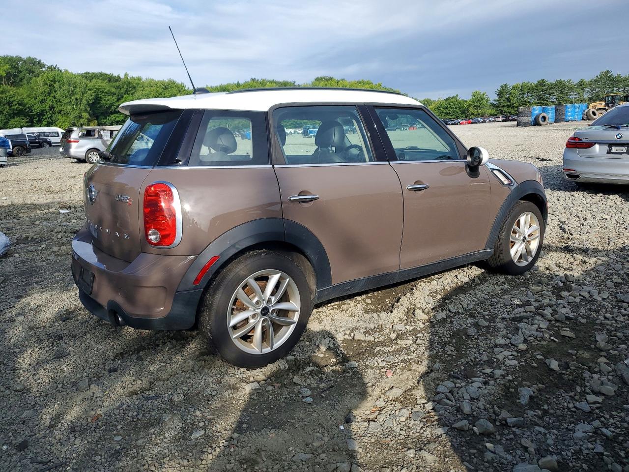 2014 Mini Cooper S Countryman Brown vin: WMWZC3C57EWP29671