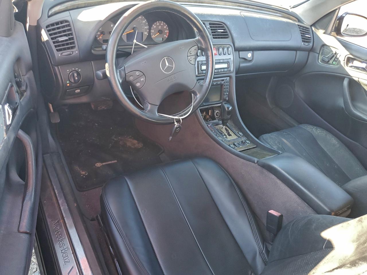2002 Mercedes-benz Clk 430 Black vin: WDBLK70G42T112989