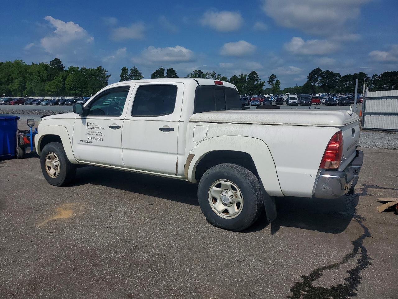 2007 Toyota Tacoma Double Cab Prerunner Белый vin: 3TMJU62N07M049680