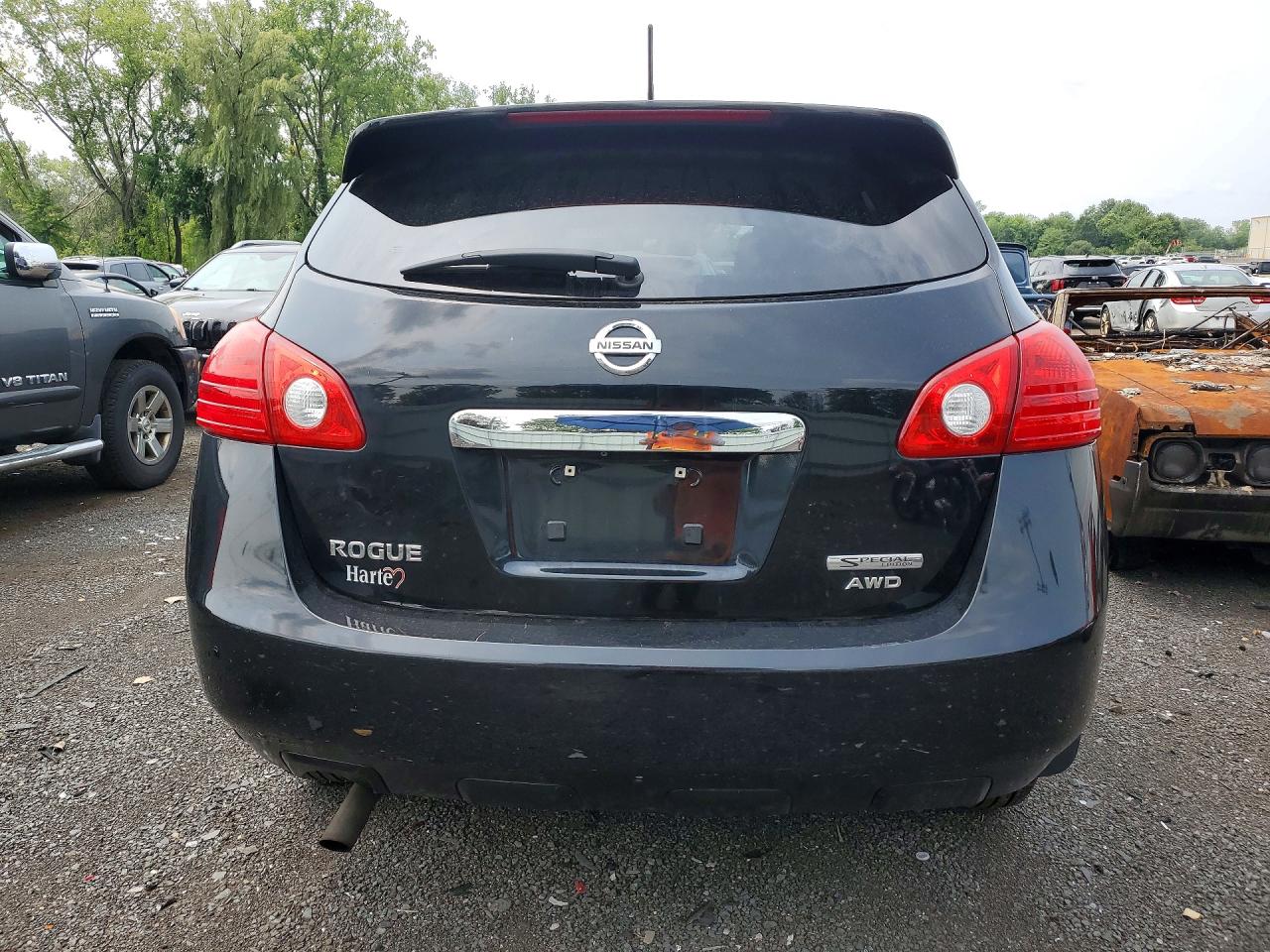 2012 Nissan Rogue S Черный vin: JN8AS5MV7CW387007