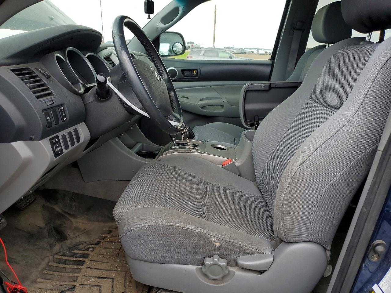 2007 Toyota Tacoma Double Cab Long Bed Blue vin: 5TEMU52N97Z325073
