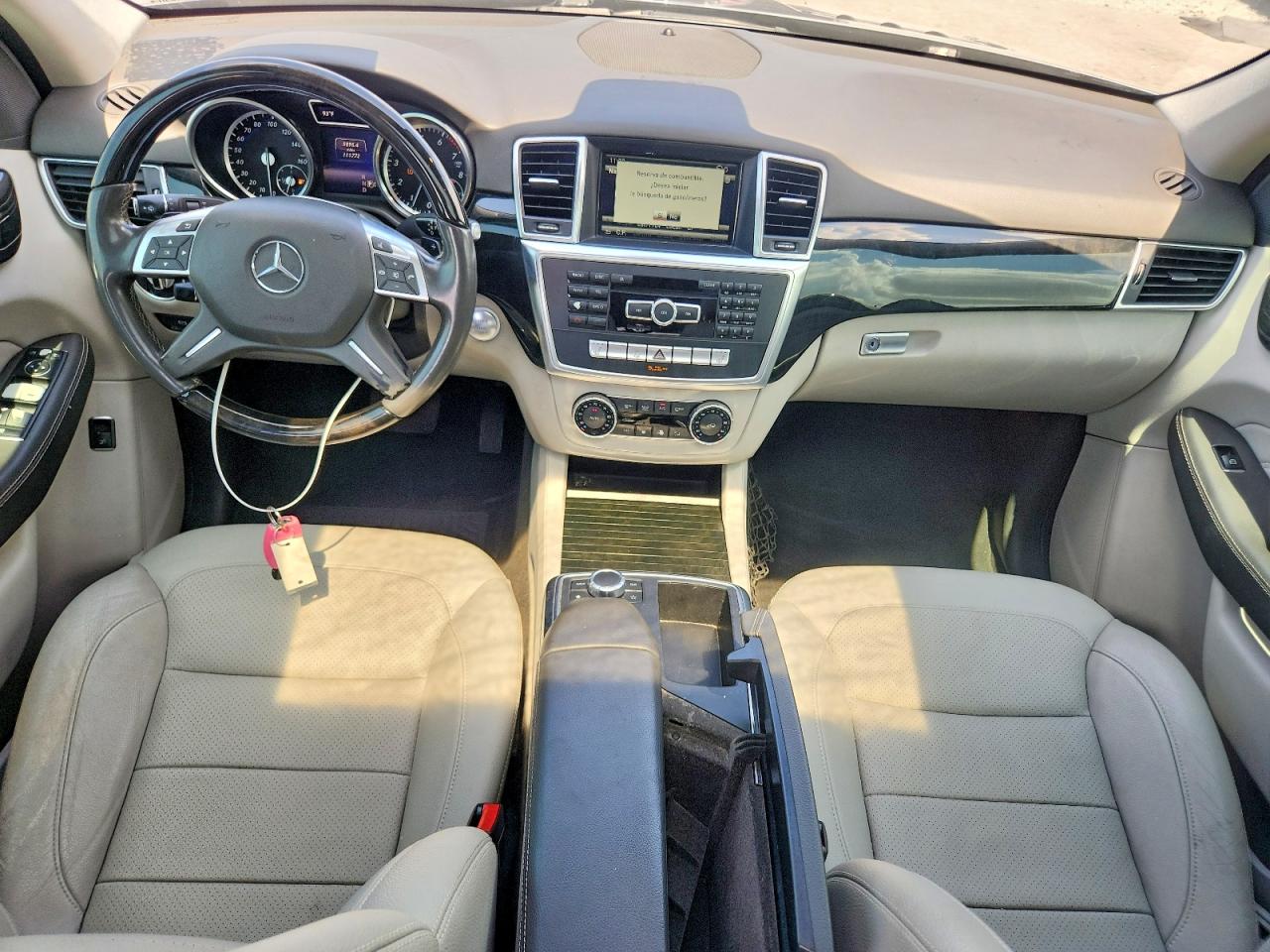 2015 Mercedes-benz Ml 350 Gray vin: 4JGDA5JB2FA618592