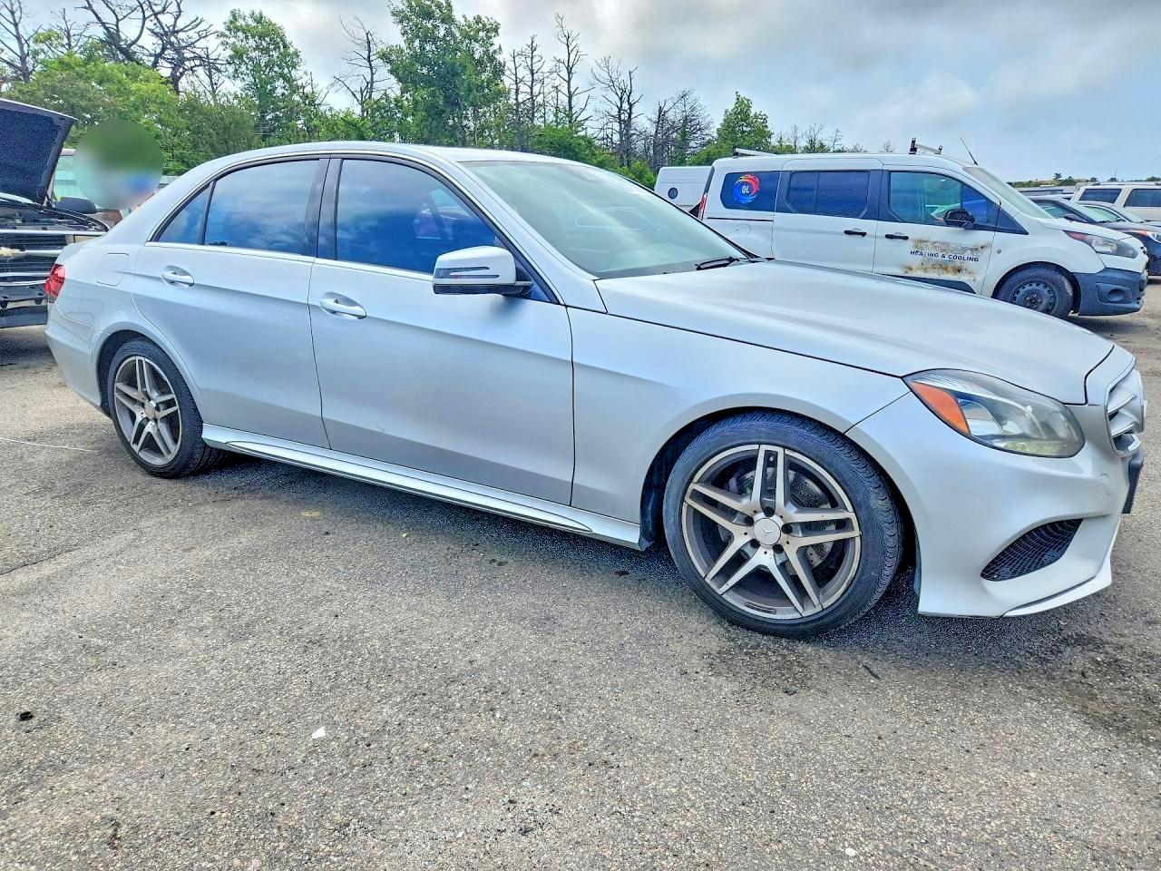 2014 Mercedes-benz E 350 4matic Silver vin: WDDHF8JB9EB071599