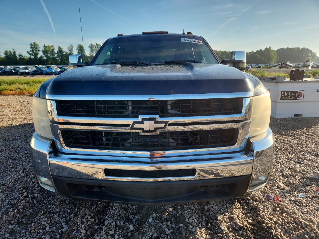 2007 Chevrolet Silverado K2500 Heavy Duty Синий vin: 1GCHK29K87E590006