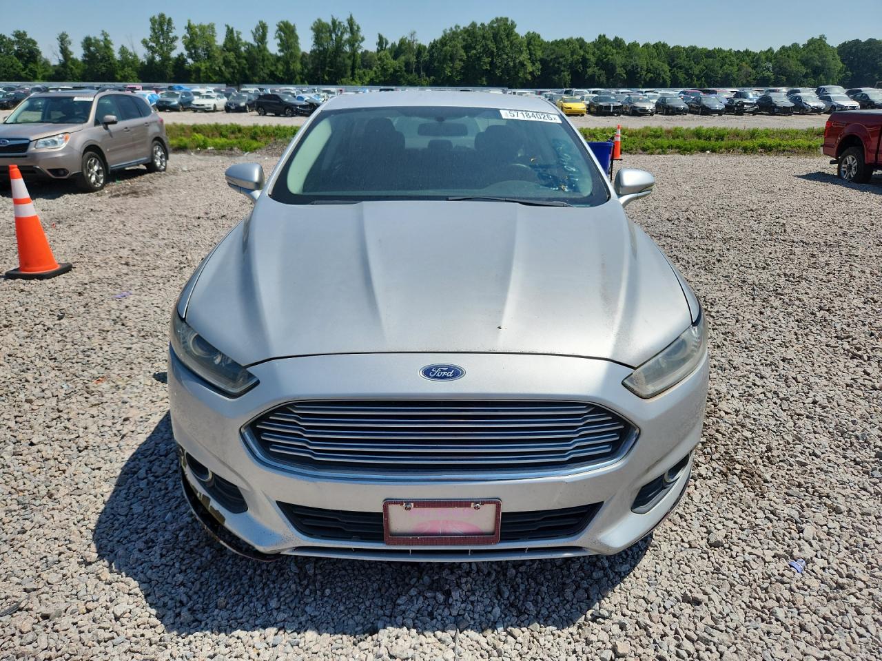 2015 Ford Fusion Se Silver vin: 1FA6P0H71F5102674