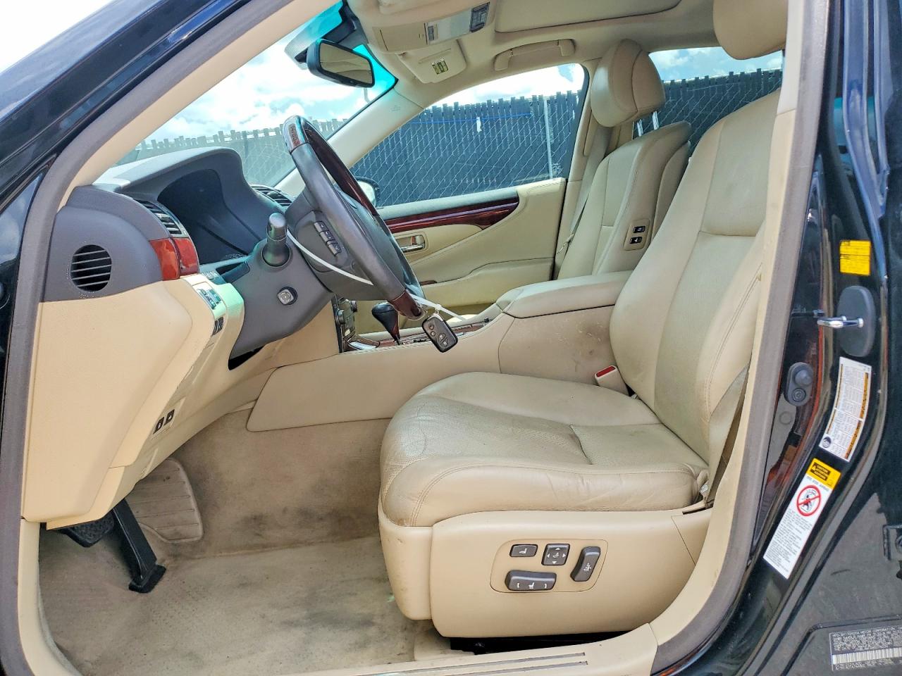 2008 Lexus Ls 460 Black vin: JTHBL46F685078234