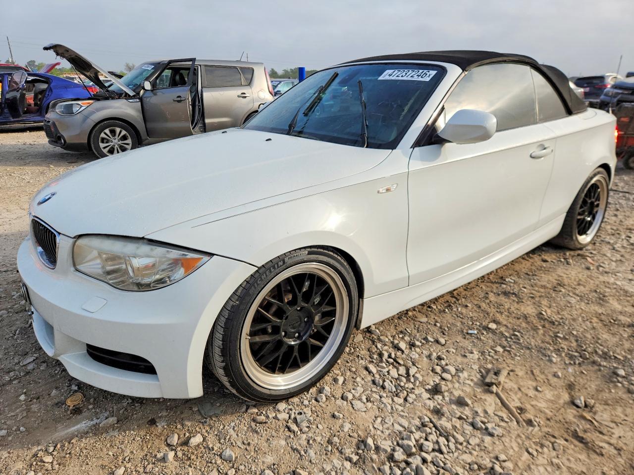 2013 Bmw 135 I White vin: WBAUN7C5XDVM27839