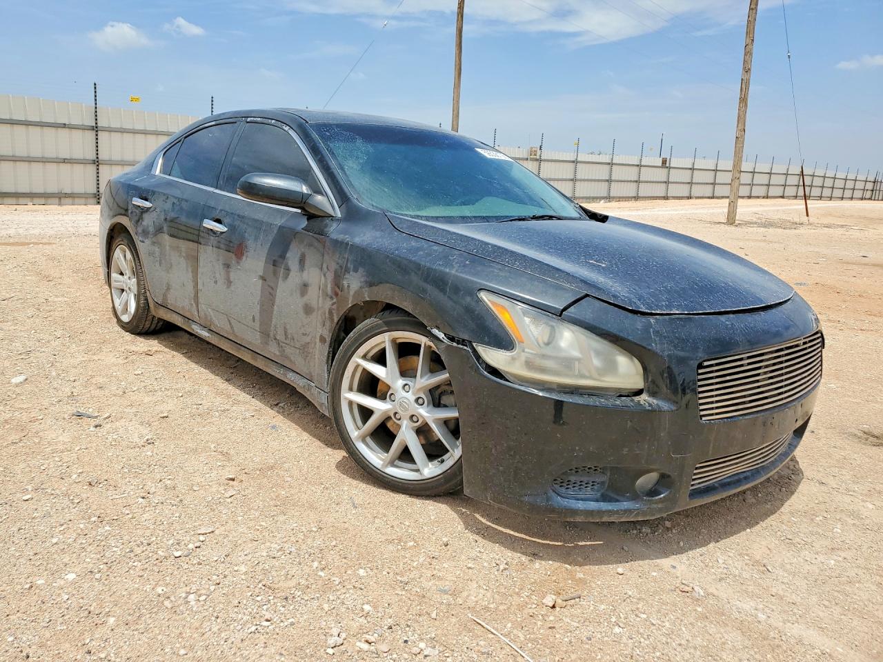 2009 Nissan Maxima 3.5 S Black vin: 1N4AA51E19C821215
