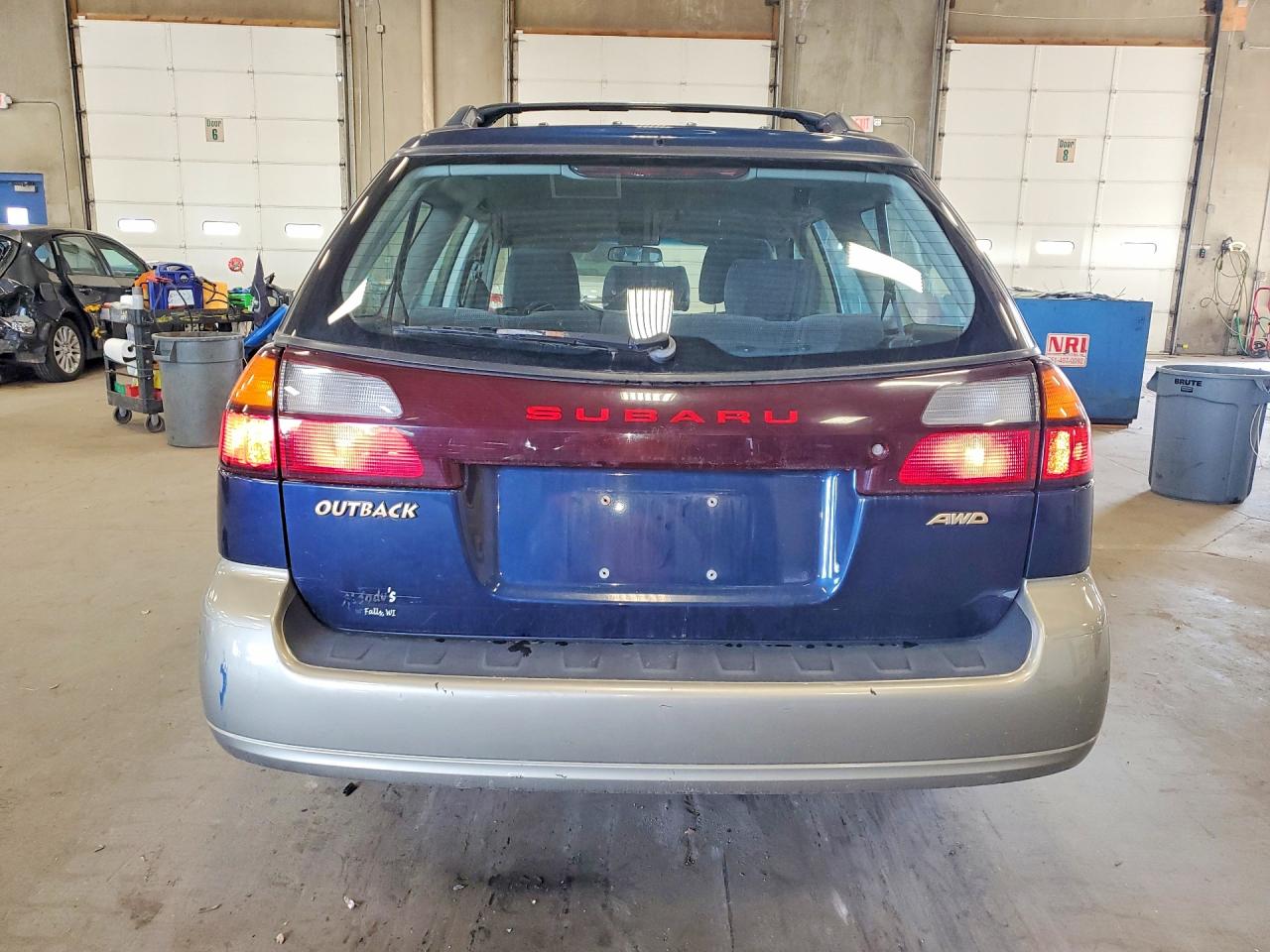2003 Subaru Legacy Outback Awp Blue vin: 4S3BH675937617463