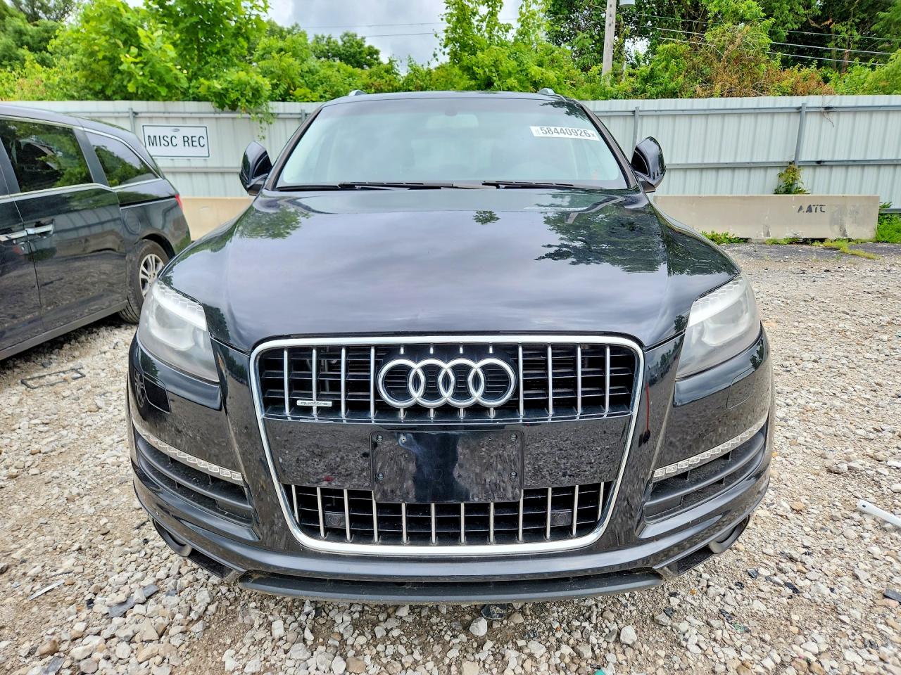 2015 Audi Q7 Premium Plus Black vin: WA1LGAFE1FD001221