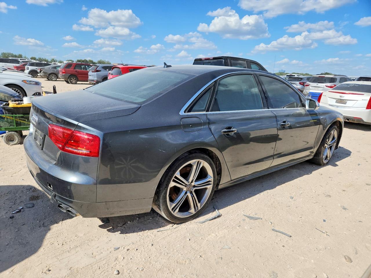 2014 Audi S8 Quattro Gray vin: WAUD2AFD2EN005686