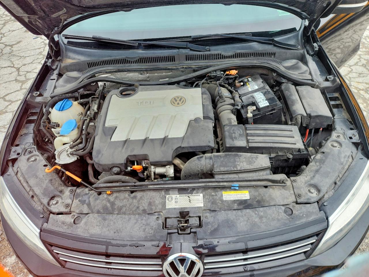 2013 Volkswagen Jetta Tdi Black vin: 3VWLL7AJ5DM246076