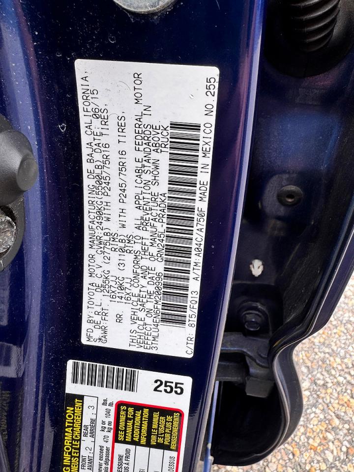 2015 Toyota Tacoma V6 Blue vin: 3TMLU4EN6FM200996