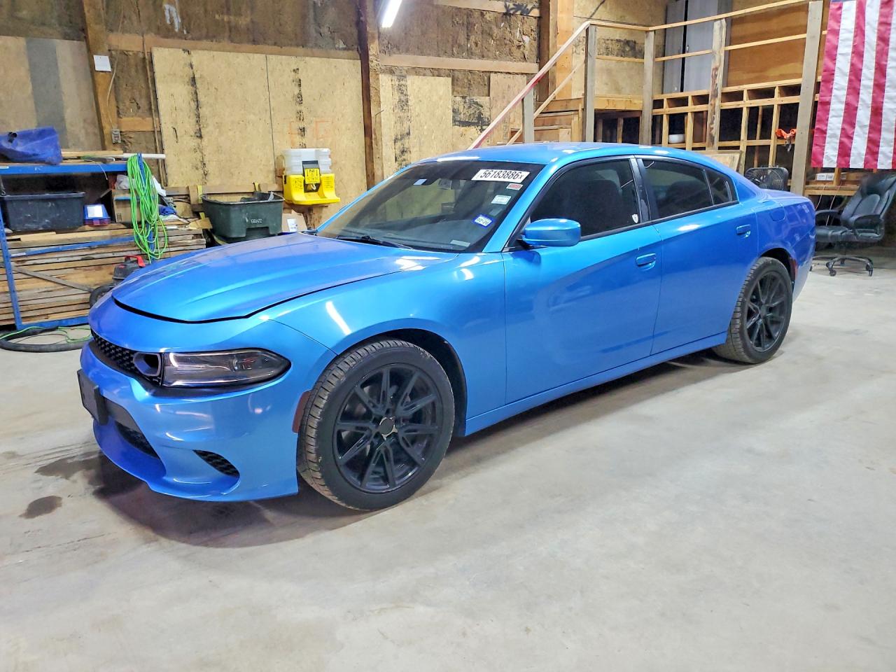 2018 Dodge Charger Sxt Blue vin: 2C3CDXBG8JH318664