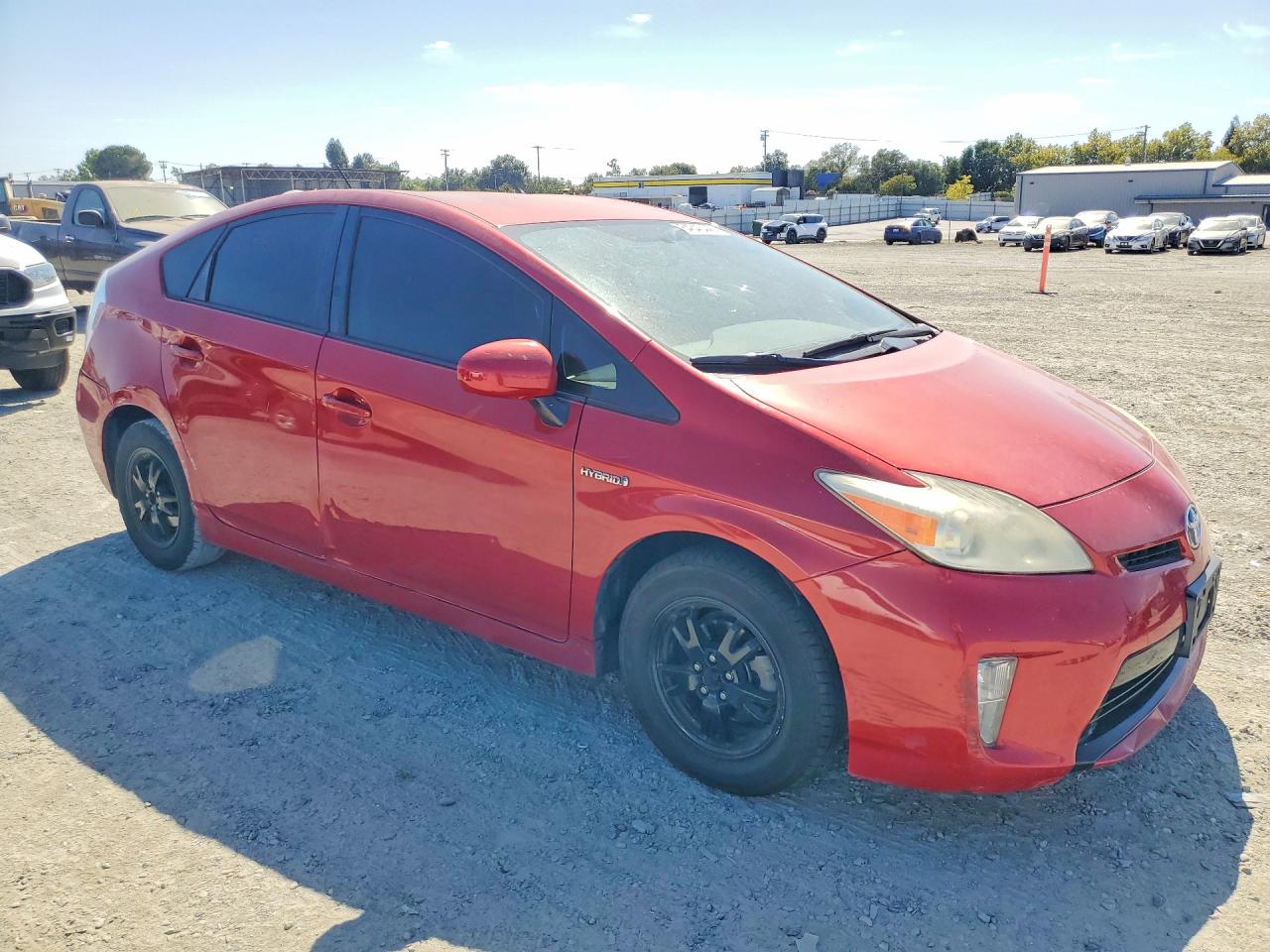 2013 Toyota Prius Two Red vin: JTDKN3DUXD0349634