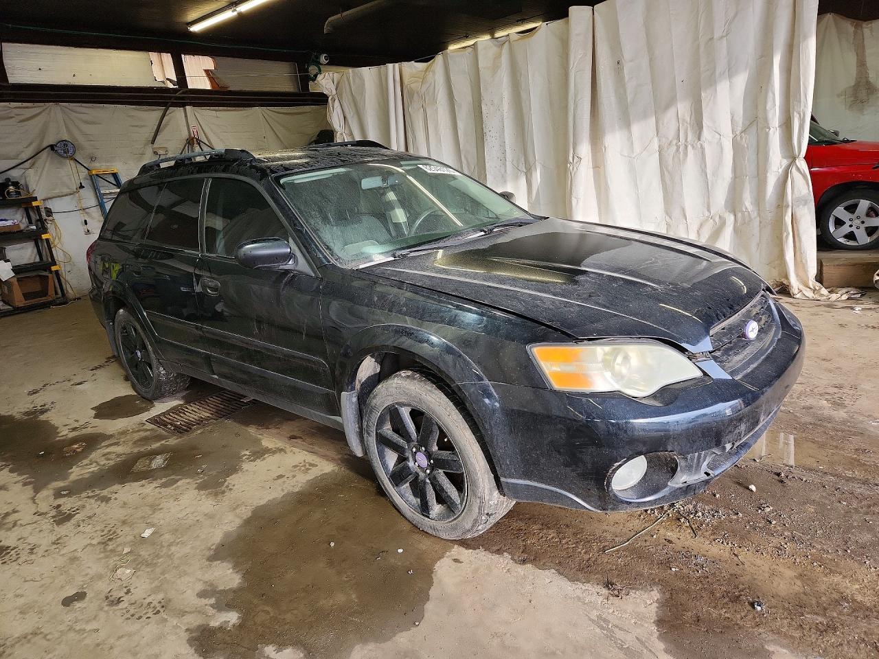 2006 Subaru Legacy Outback 2.5i Black vin: 4S4BP61C967360556
