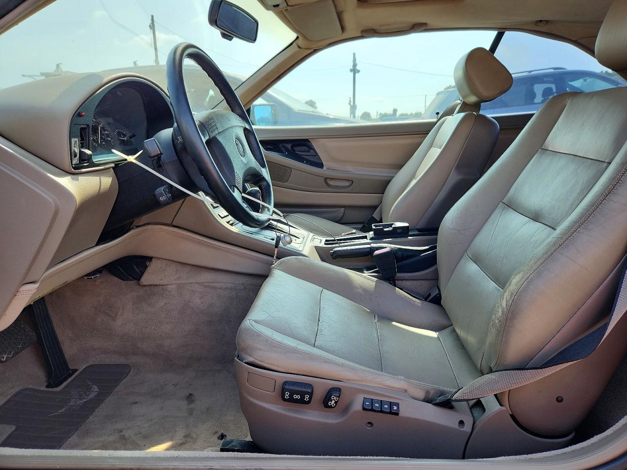 1992 Bmw 850 I Automatic Зеленый vin: WBAEG2318NCB74213