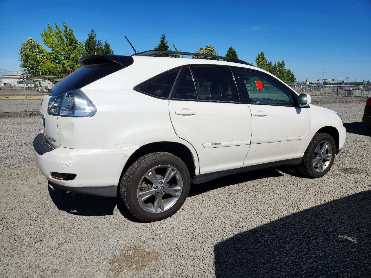 2007 Lexus Rx 400h White vin: JTJHW31U772033142