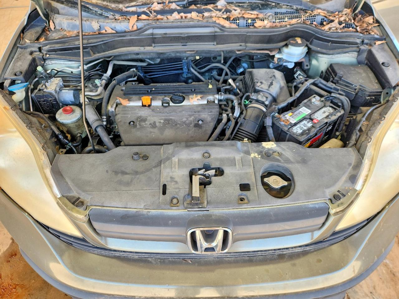 2007 Honda Cr-v Lx Green vin: JHLRE38357C047576