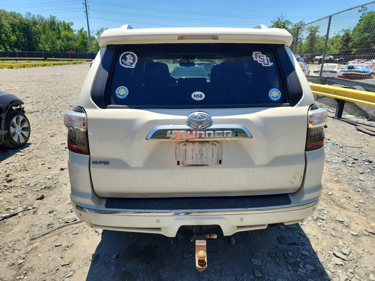 2015 Toyota 4runner Limited Белый vin: JTEBU5JR6F5247263