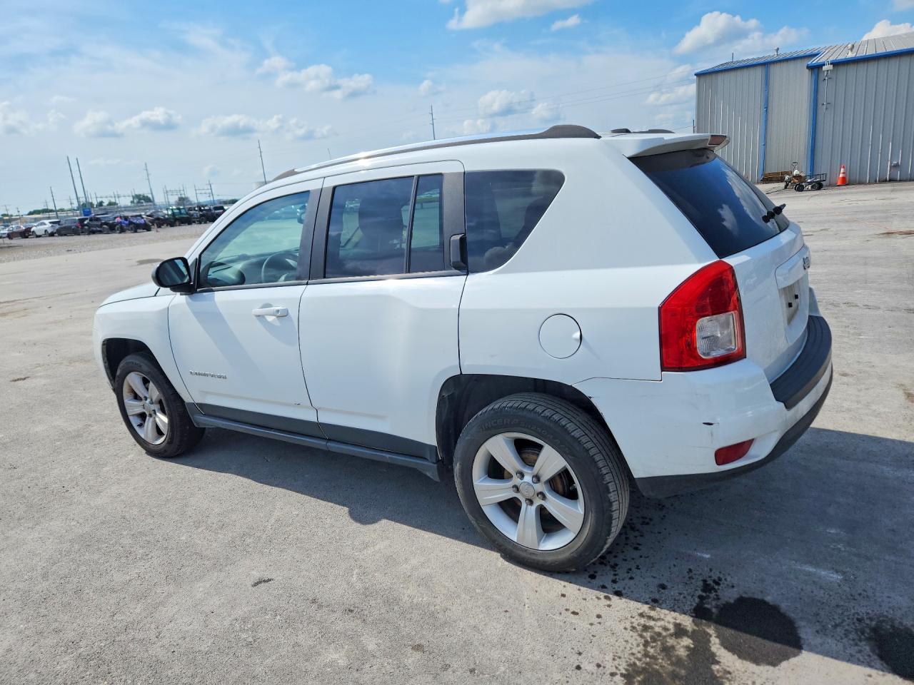 2012 Jeep Compass Sport White vin: 1C4NJCBAXCD605487