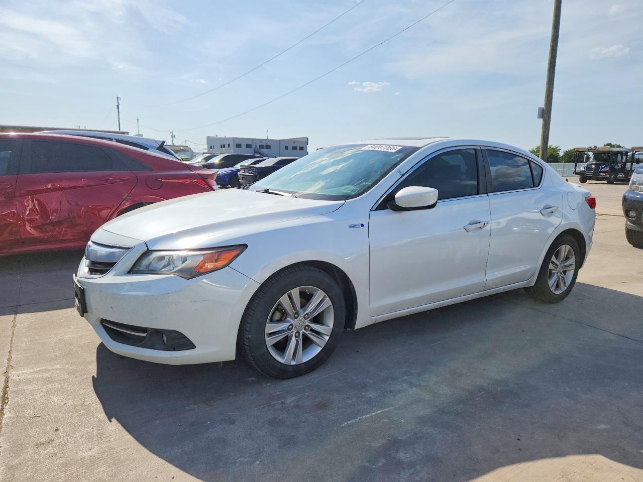 2013 Acura Ilx Hybrid Tech White vin: 19VDE3F70DE301964
