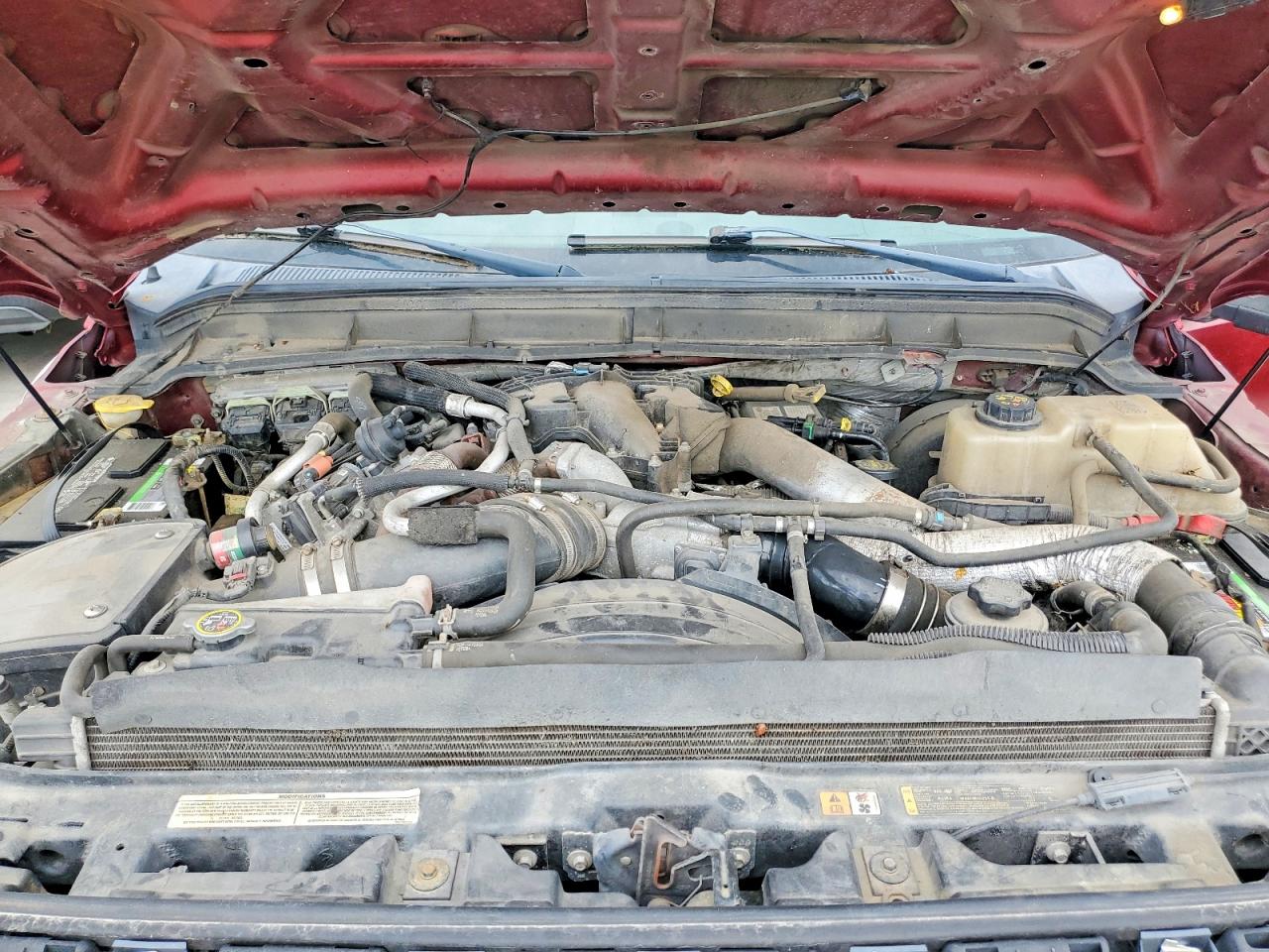 2013 Ford F250 Super Duty Maroon vin: 1FT7W2BT5DEB34303